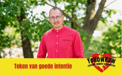 Teken van goede intentie
